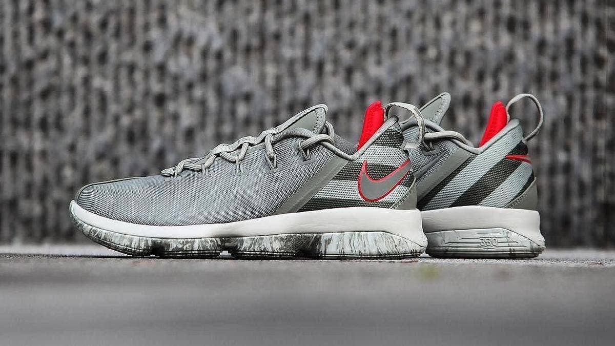 The "Olive" Nike LeBron 14 Low releases on September 1, 2017 for $150.