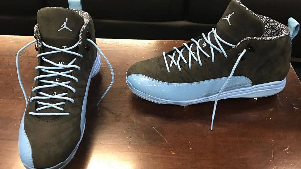 Jordan Brand athletes are wearing special Air Jordan 12 baseball cleats to celebrate Father's Day.