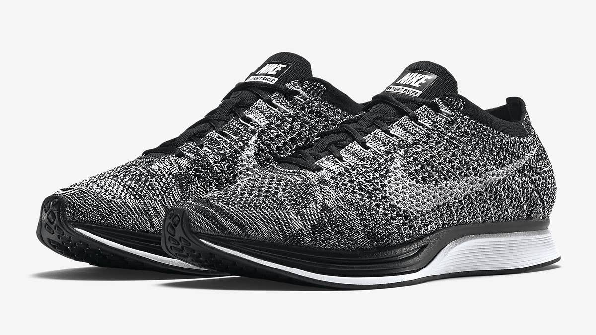 Oreo Nike Flyknit Racers are restocking again on Feb. 10.