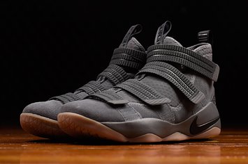 Nike LeBron Soldier 11 Grey Gum Release Date Main 897646 003