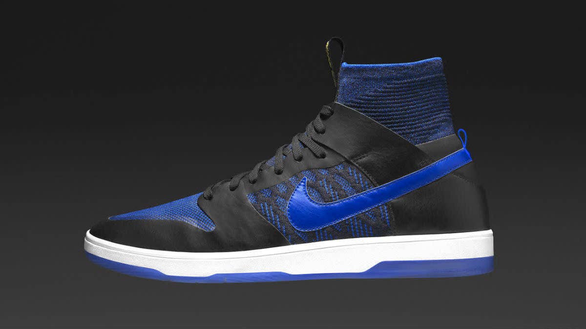 The "Royal" Nike SB Dunk High Elite releases July 20, 2017 for $130.