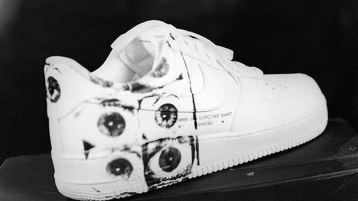 Supreme x Comme des Garçons x Nike Air Force 1s Release This Week