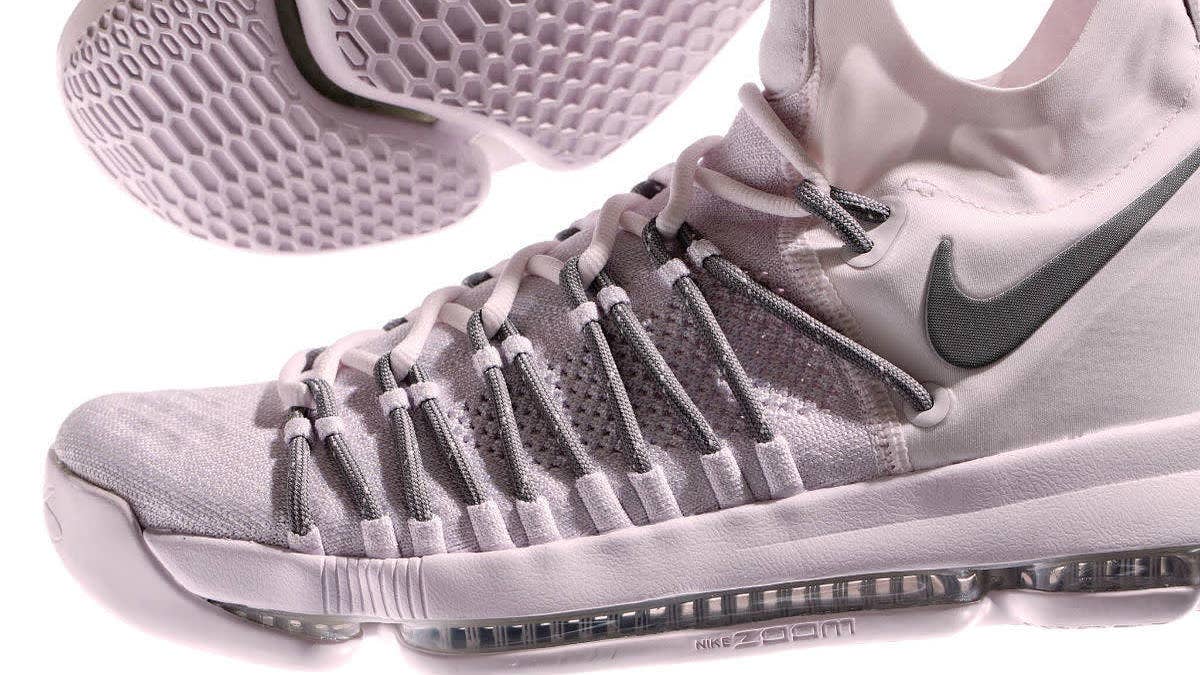 The Nike KD 9 Elite curiously surfaces in pink.