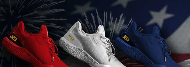 Lonzo Ball's $495 Sneakers Release in Red, White and Blue for ...