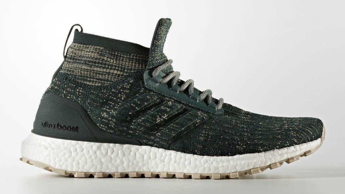 The Adidas Ultra Boost ATR Mid releases in green during Fall 2017.