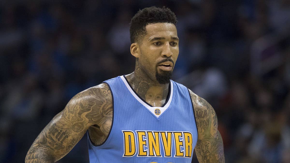 Denver Nuggets forward Wilson Chandler says he left the Knicks game at halftime to buy VLONE Nikes.