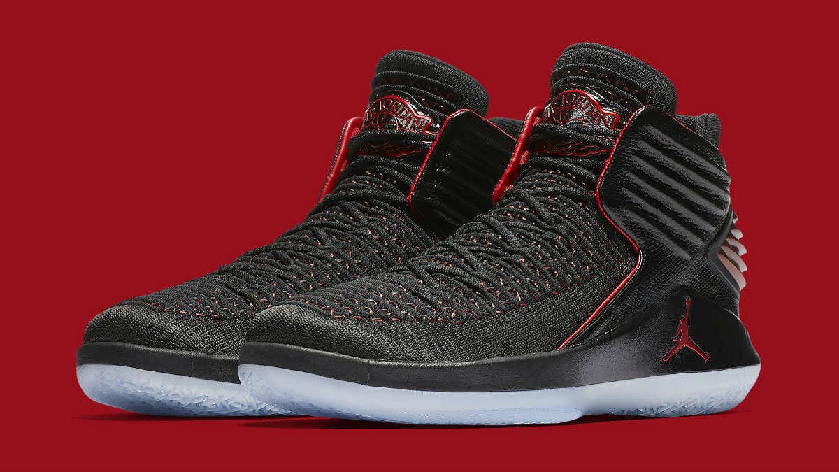The 'Banned' Air Jordan 32 releases on October 18, 2017 for $185.