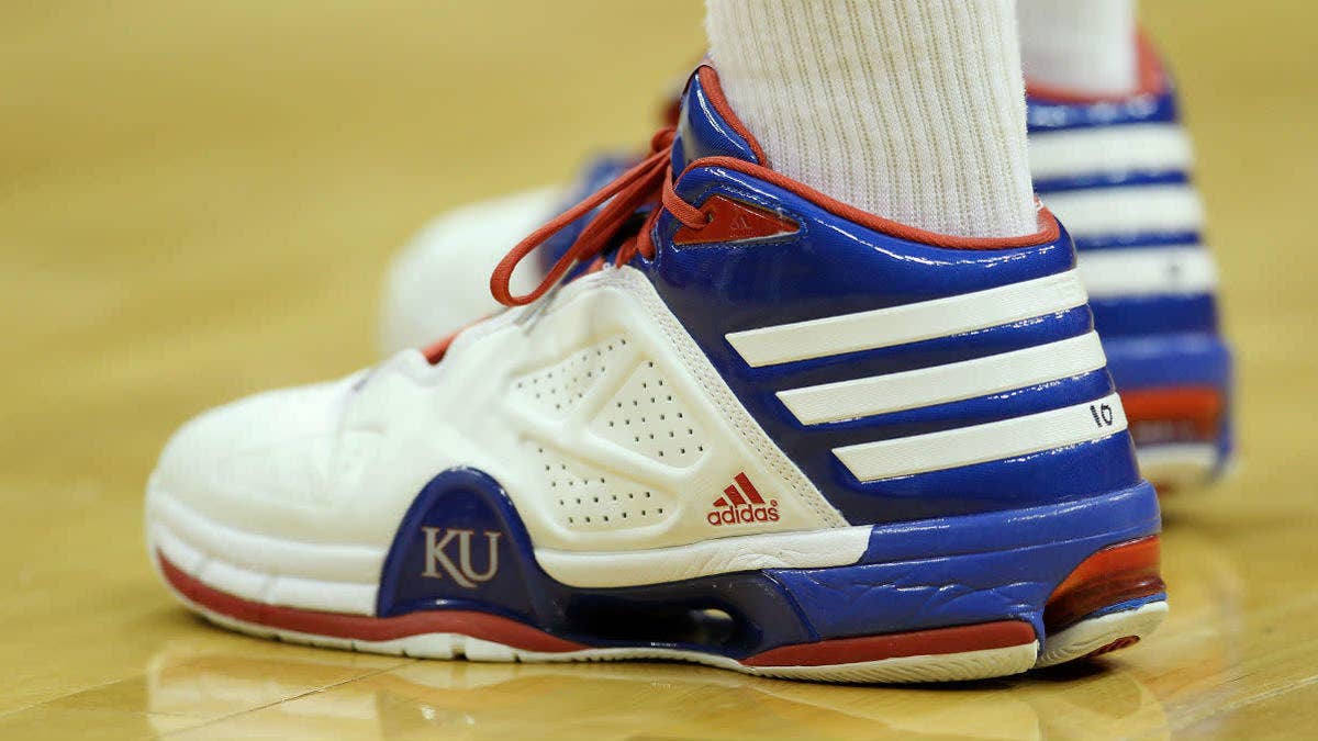 Locking down one of its biggest schools, Adidas has signed the University of Kanas to a long-term contract extension.