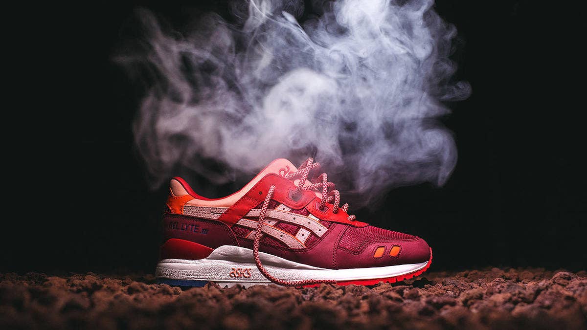 The Ronnie Fieg x Asics "Volcano 2.0" Pack is scheduled to release on April 21.
