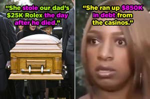 A funeral, and Nene Leakes looking shocked