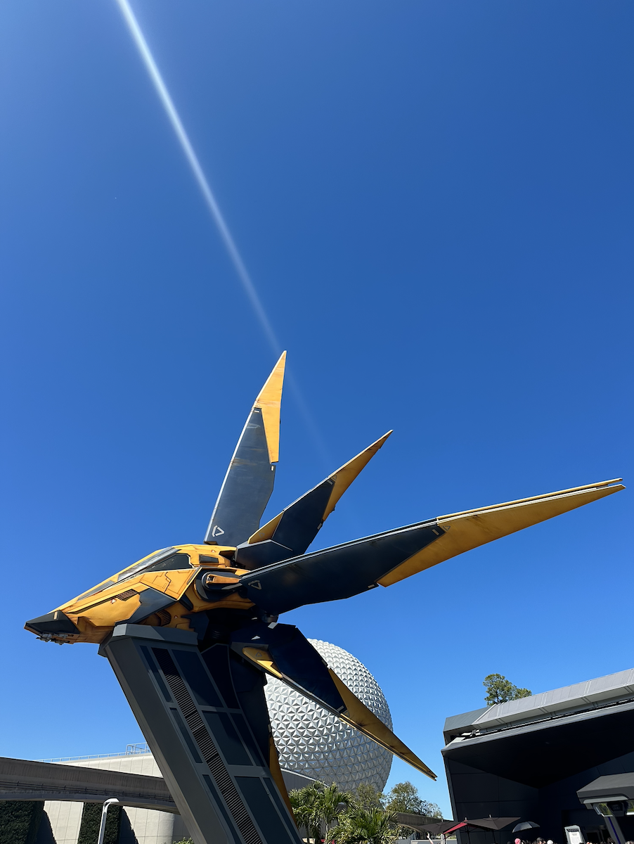A ship from Guardians of the Galaxy