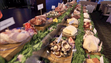 A food buffet