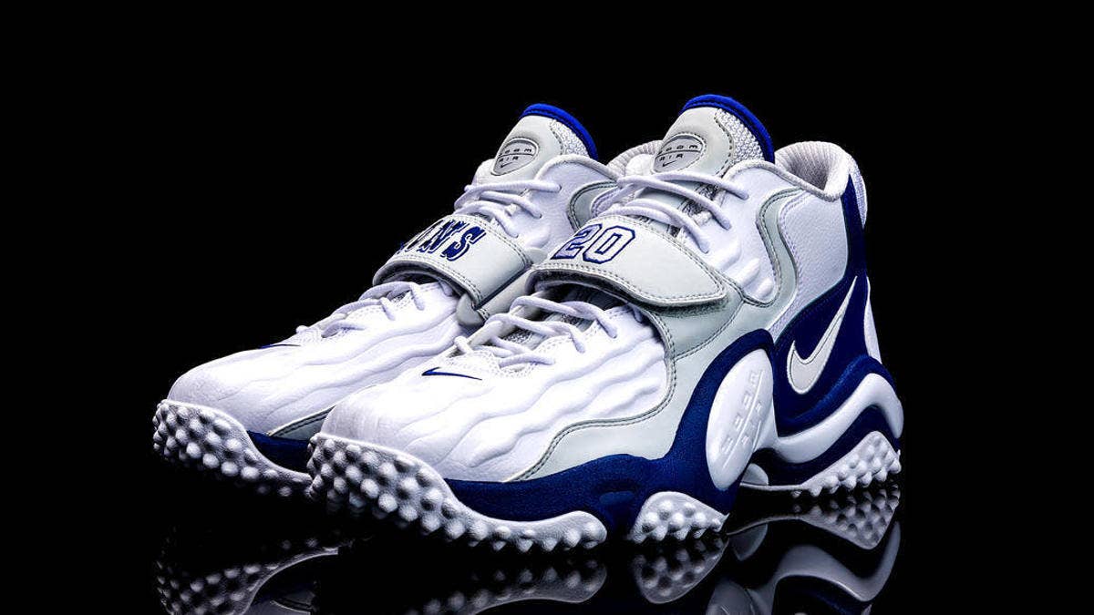 Nike is releasing a limited-edition Barry Sanders-themed Air Zoom Turf Jet 97 sneaker during Thanksgiving 2019. Find more details here.