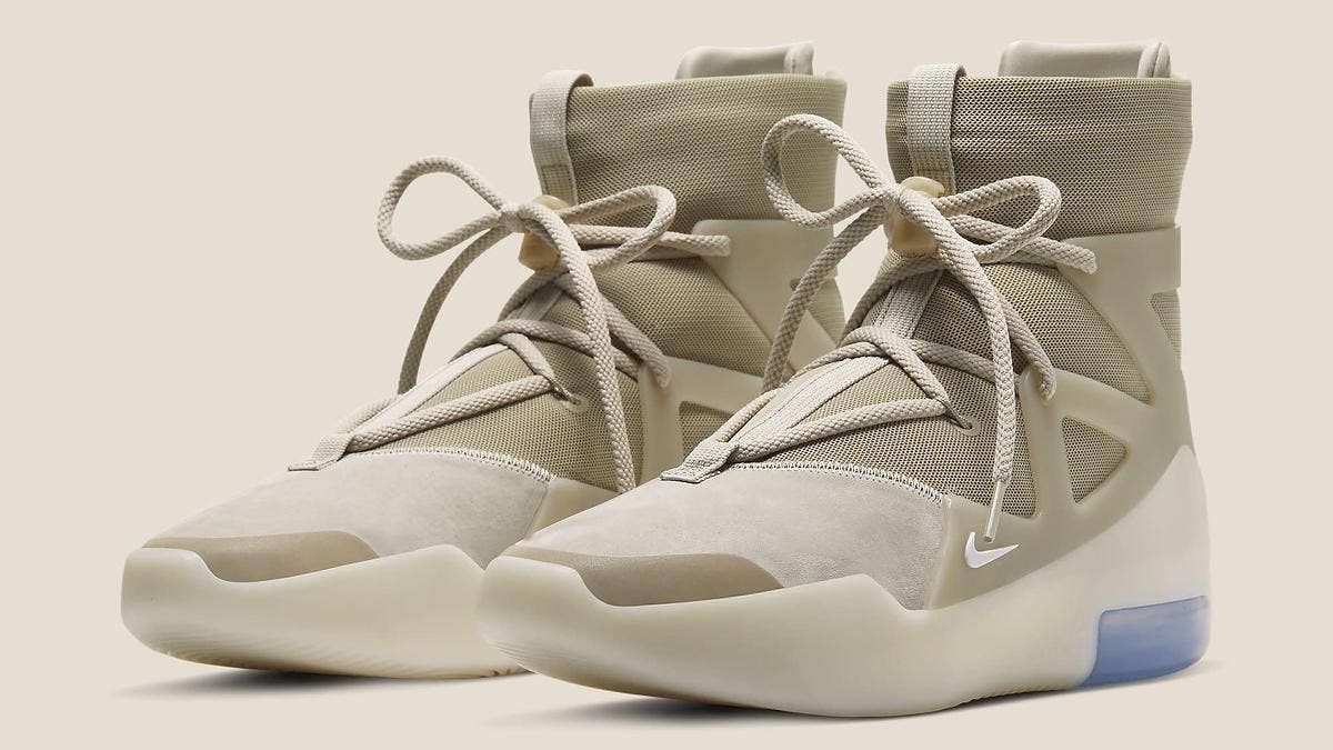 The Nike Air Fear of God 'Oatmeal' is tentatively set to release on Nov. 2 for $350.