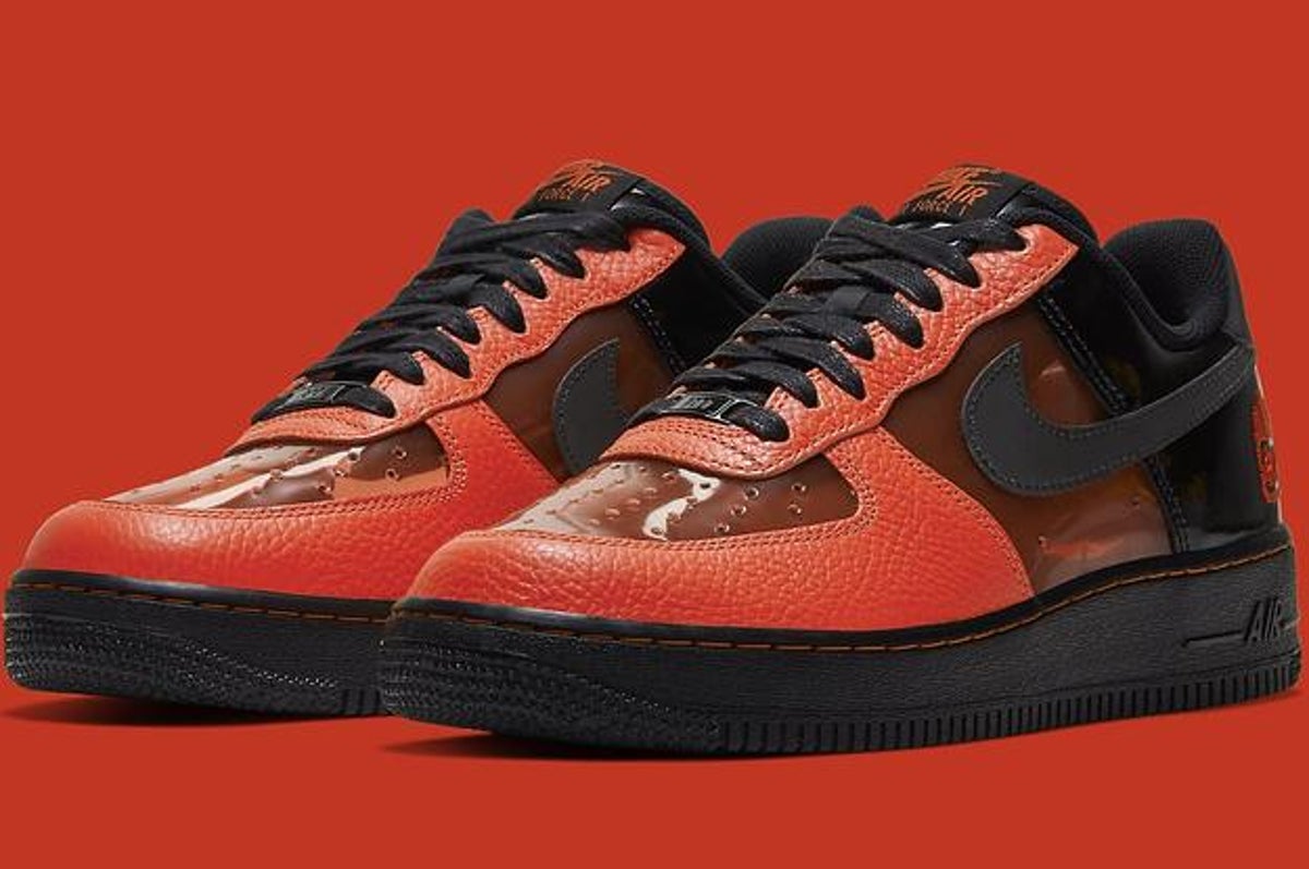 Intricate Paneling Decorates The Nike Air Force 1 Low Hoops