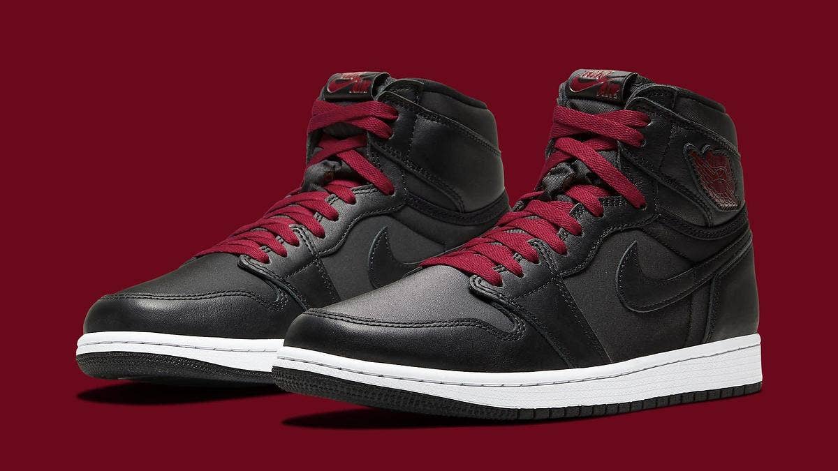 The traditional black and red color scheme arrives on this newest Air Jordan 1 Retro High OG that's dropping in Jan. 2020. Click here for more.