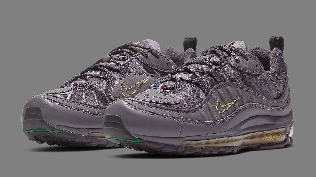 French soccer star Kylian Mbappé is receiving is own colorway of the Nike Air Max 98. Click here for an official look and release date details.