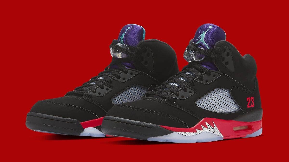 An Air Jordan 5 'Top 3' is set to release in June 2020 for $200. Click here to learn more about the launch and take a closer look at the retro sneakers.