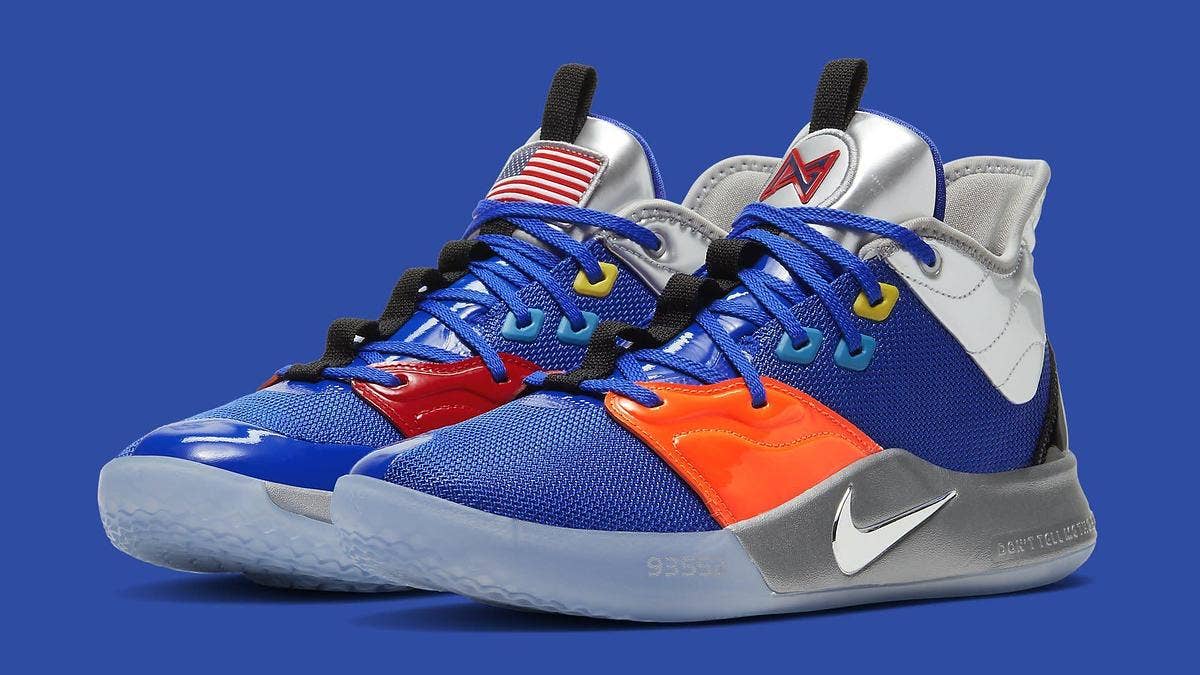 Paul George and Nike will expand on the theme of space exploration once again with its fourth 'NASA' Nike PG 3 dropping this month.