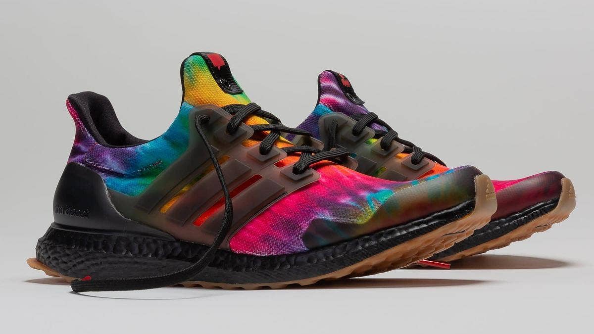 Nice Kicks is teaming up with Adidas to drop a special black "Tie-Dye" colorway of the Ultra Boost in November 2019. Click here to find out more on the collab.