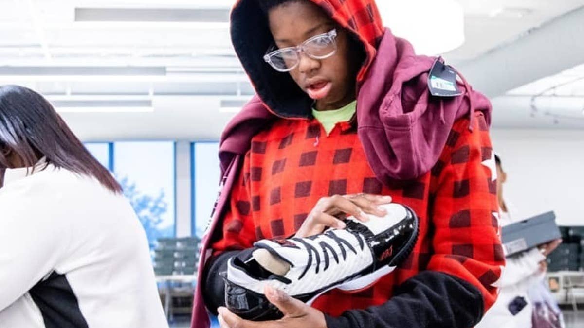 LeBron James' I Promise School gave its students over 800 pairs of Nike LeBron sneakers. Find out more here.