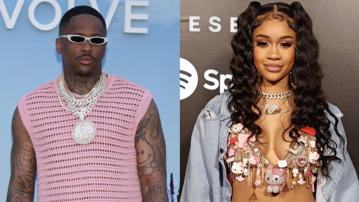 Saweetie and YG were photographed by paparazzi kissing in Mexico.