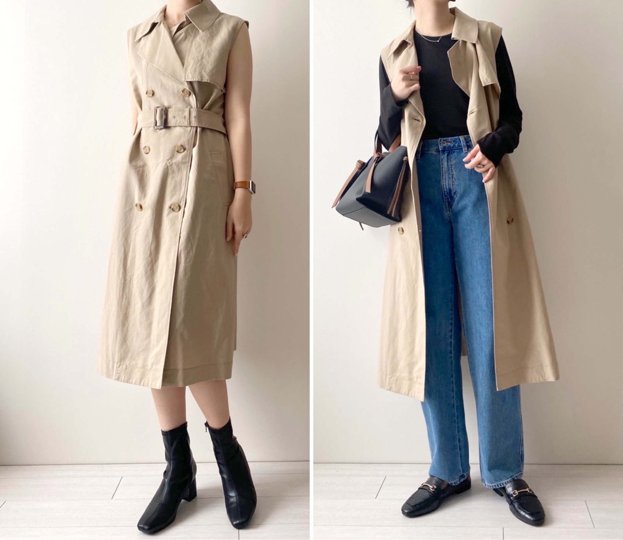 UNIQLO(ユニクロ)のおすすめアイテム「リネンブレンドラペルワンピース(ノースリーブ)」