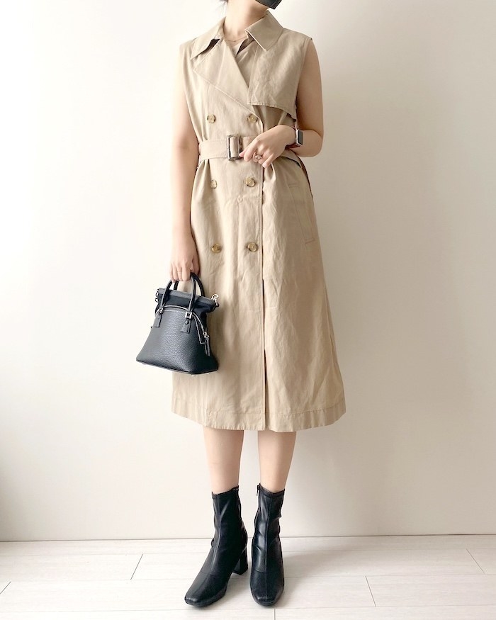 UNIQLO（ユニクロ）のおすすめアイテム「リネンブレンドラペルワンピース（ノースリーブ）」