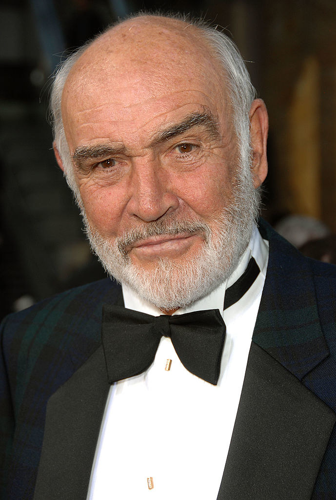 Closeup of Sean Connery