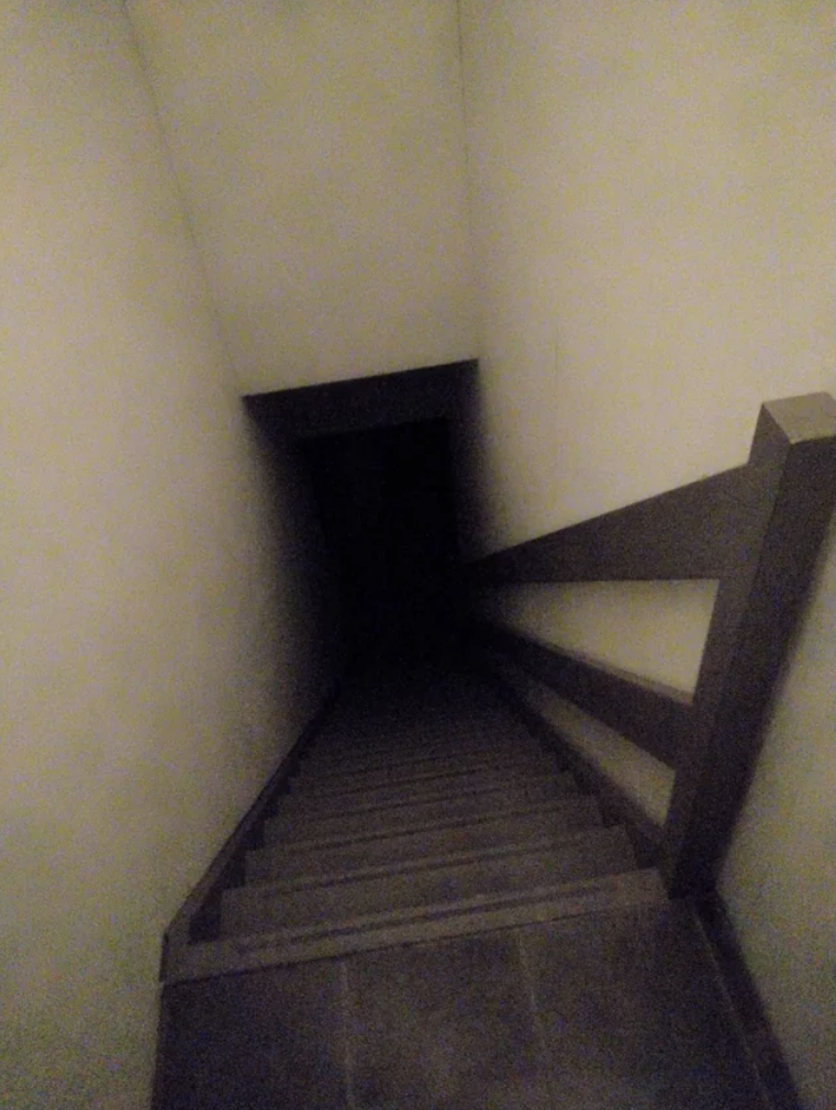 staircase leading to darkness