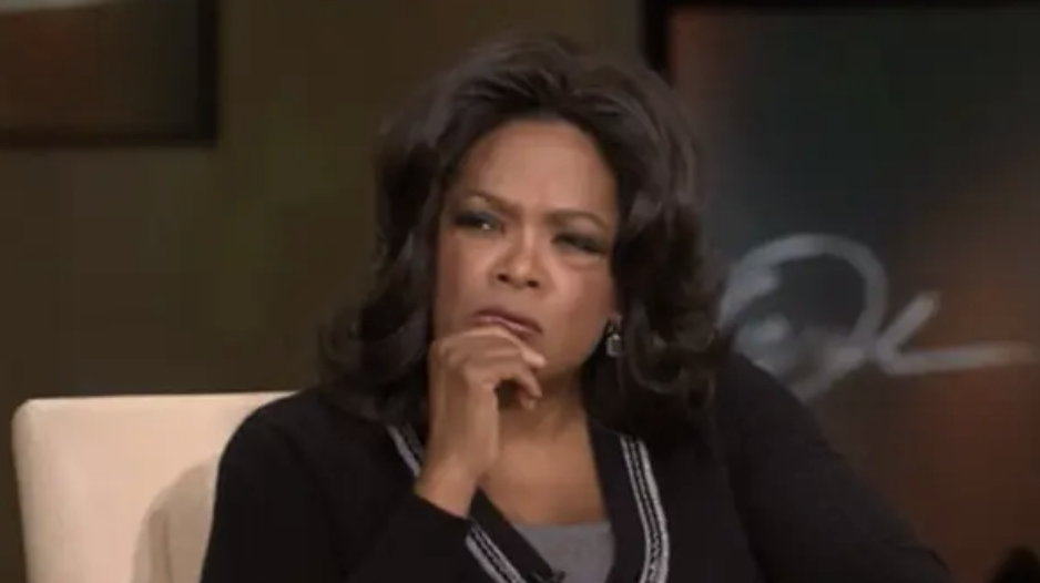 Oprah looking confused