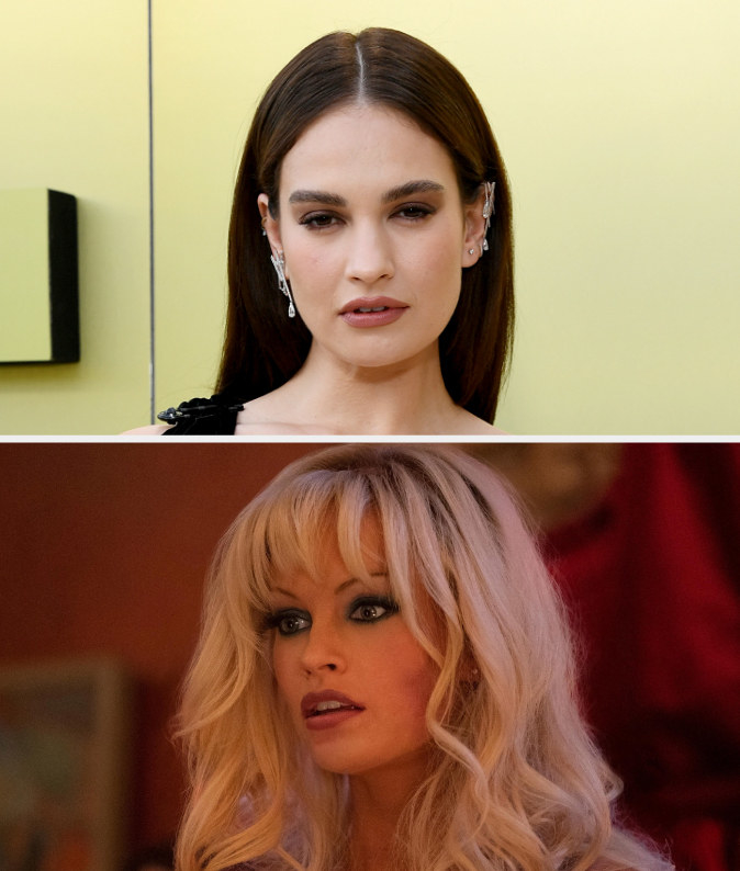 Lily James as Pamela Anderson