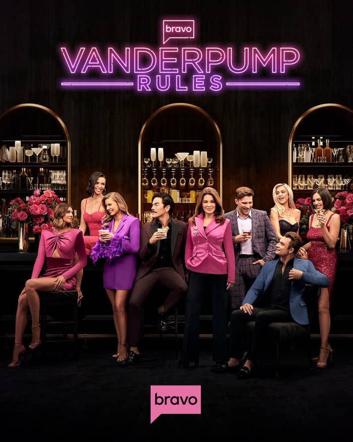 A group photo of the Vanderpump Rules cast