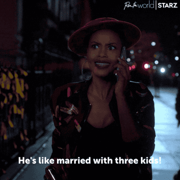 woman saying, he&#x27;s married with three kids