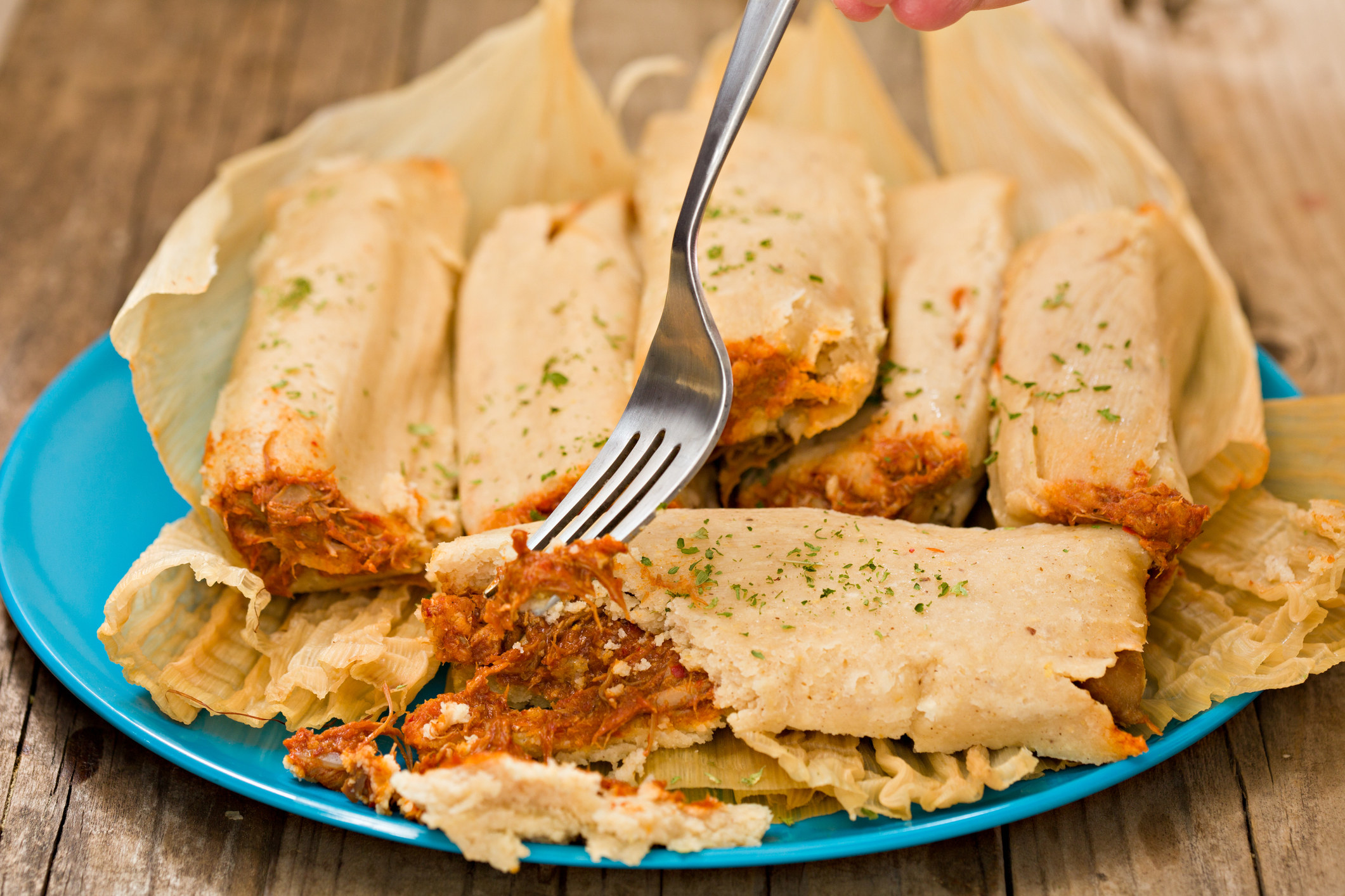 plate of tamales