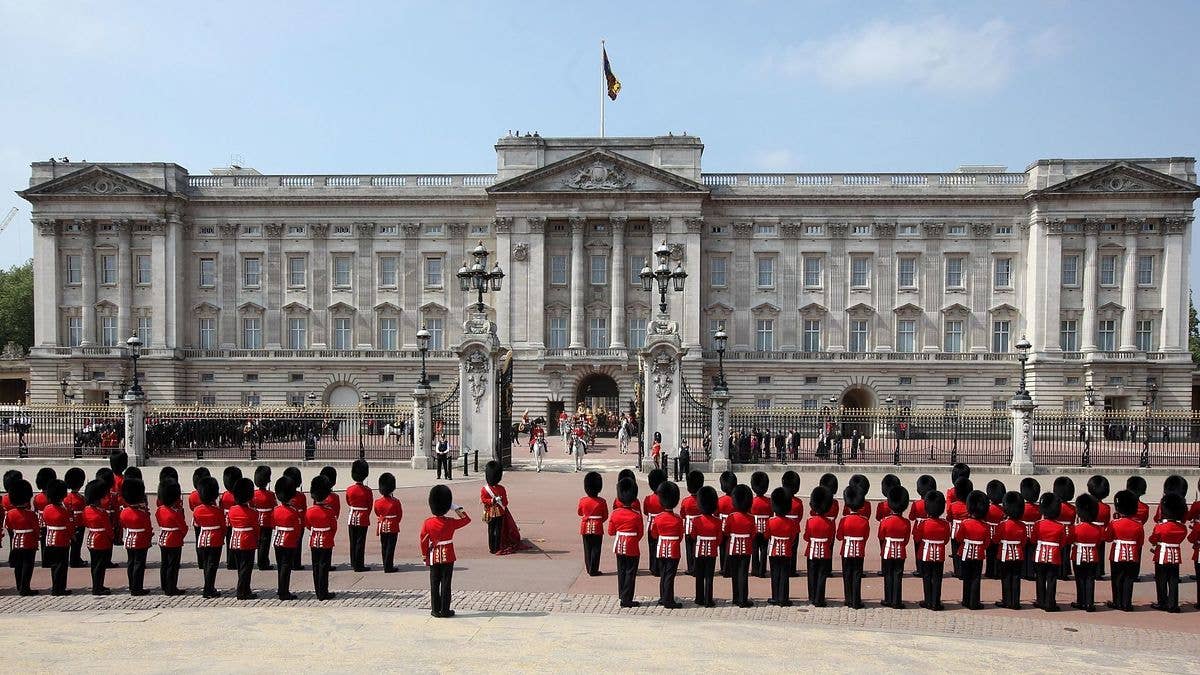 A man has been arrested outside Buckingham Palace after throwing suspected shotgun cartridges days before the King’s Coronation, police have said.