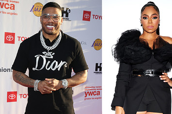 Rapper Nelly attends the YWCAGLA 2022, Ashanti attends the Feature Presentation Podcast official launch