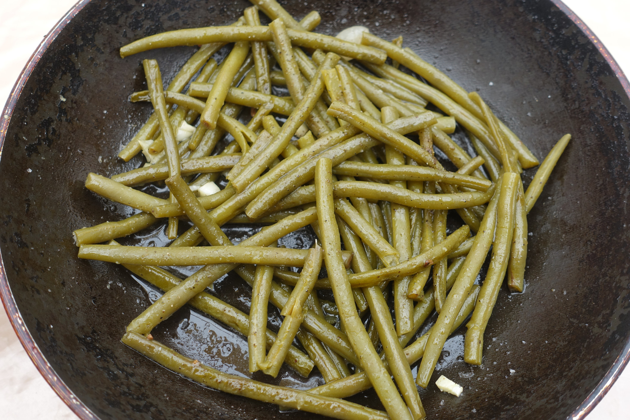 Green bean skillet.