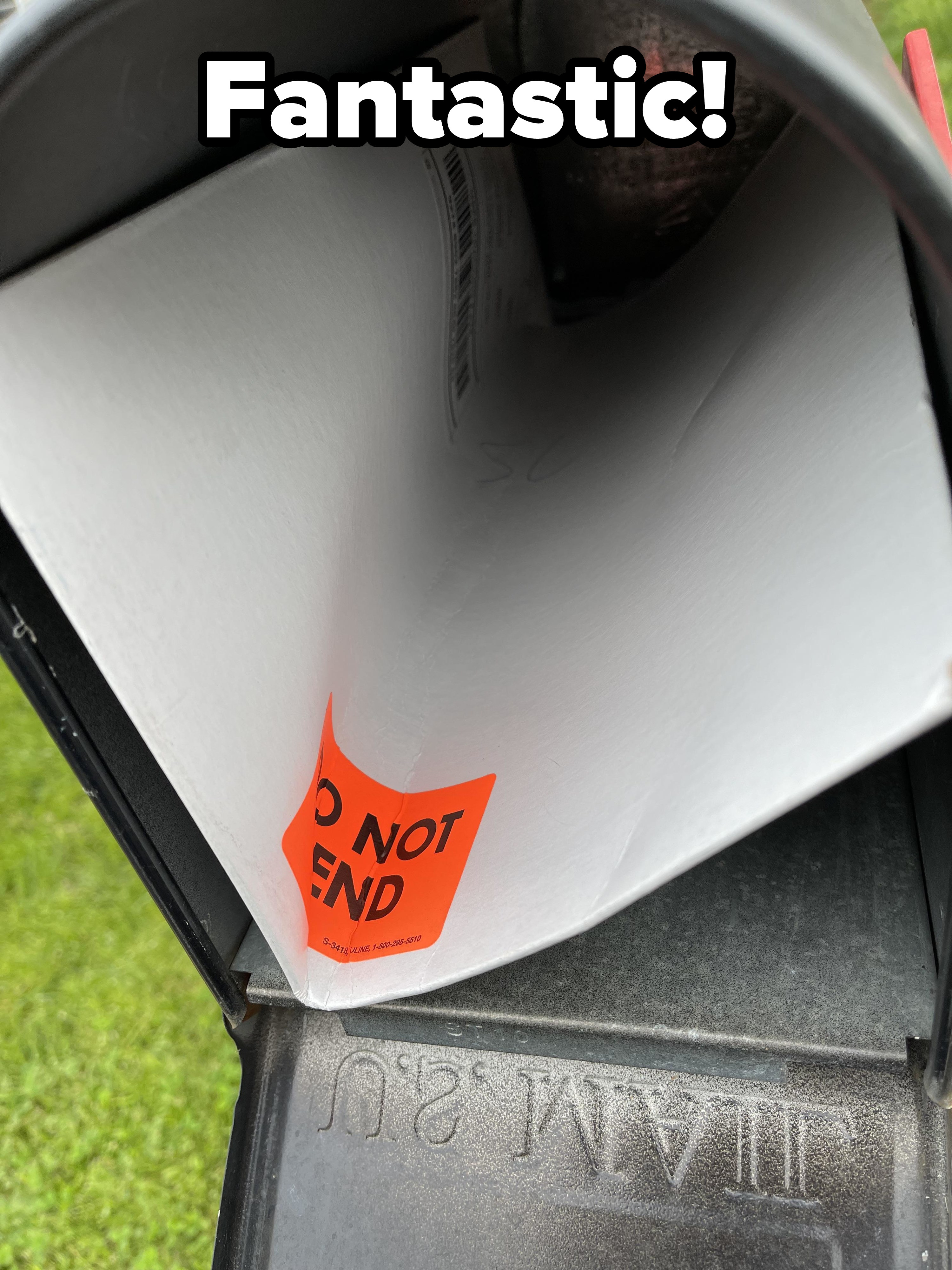 A bent package that says, &quot;Do Not Bend&quot;