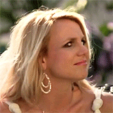 Gif of Britney Spears looking confused