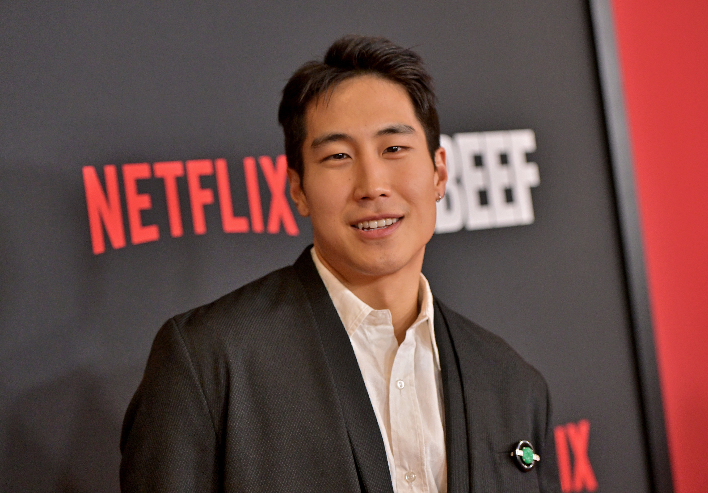 Young Mazino on the red carpet