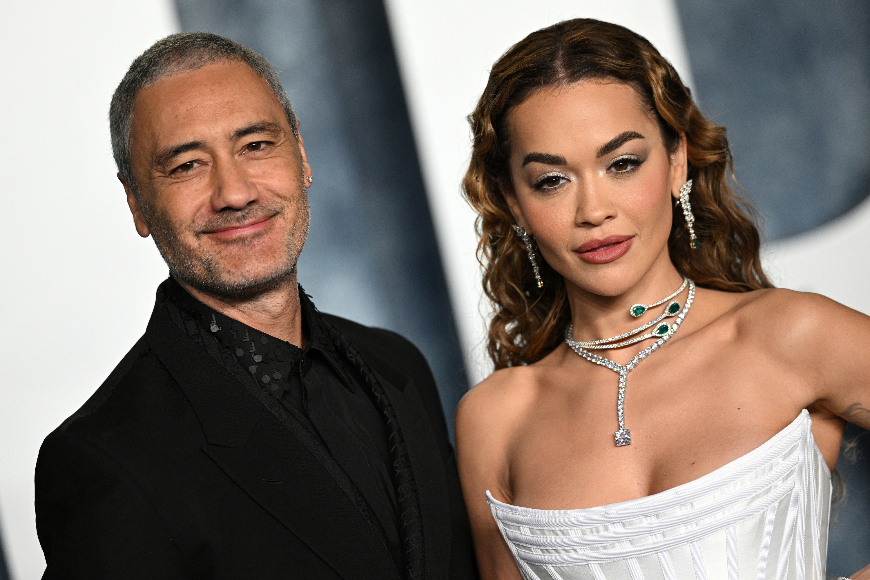 Taika Waititi and Rita Ora on the red carpet