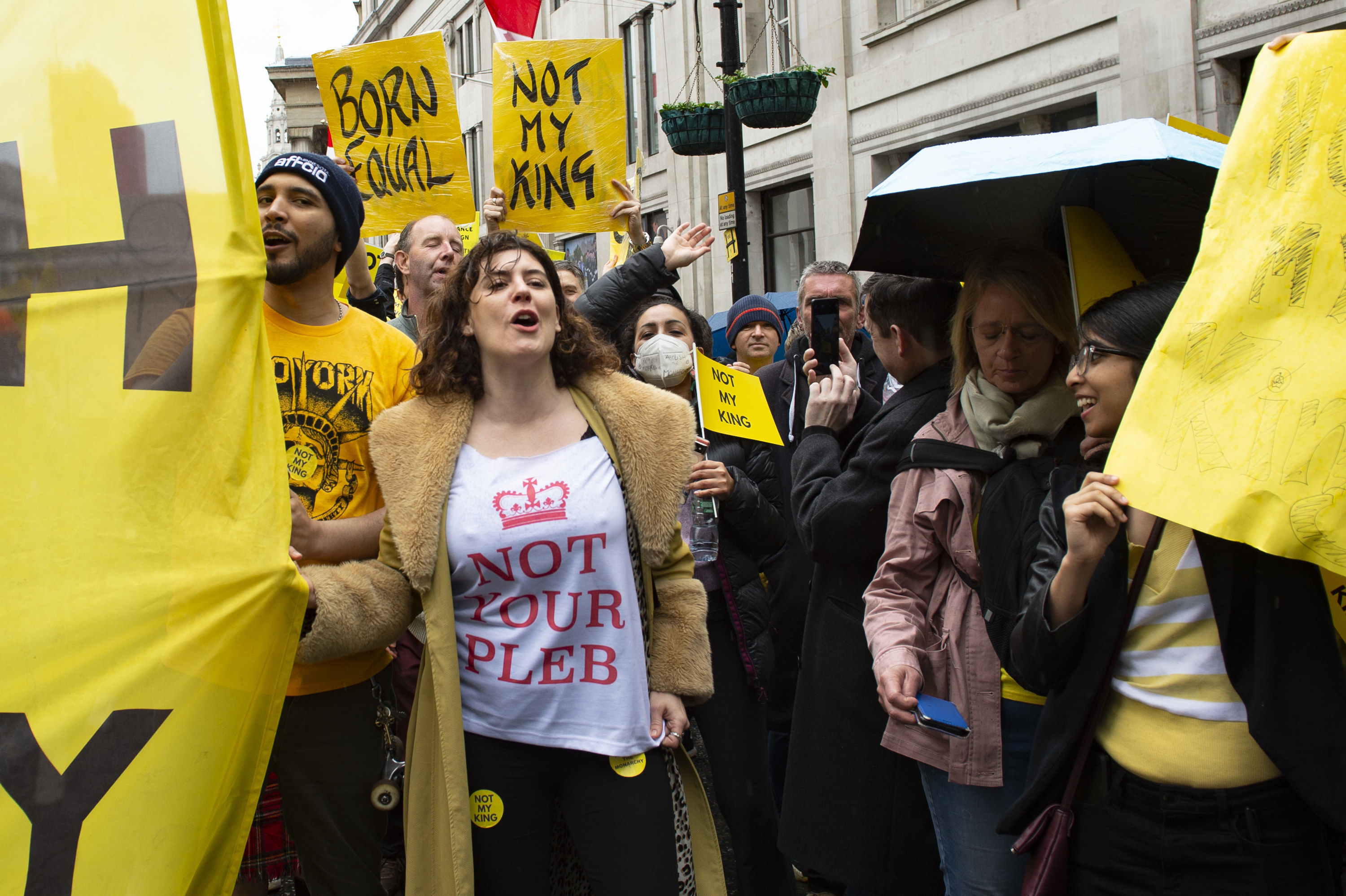 woman wearing a shirt, not your pleb