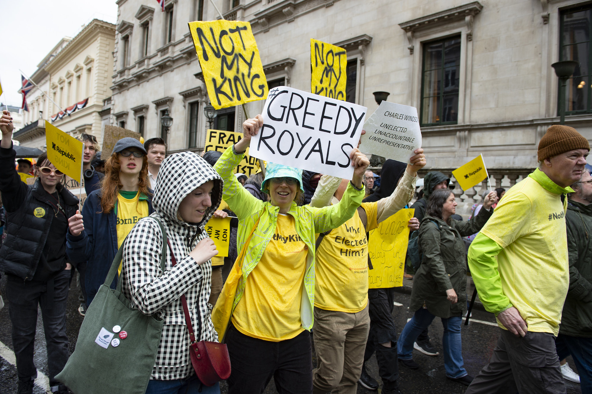 signs, not my king and greedy royals