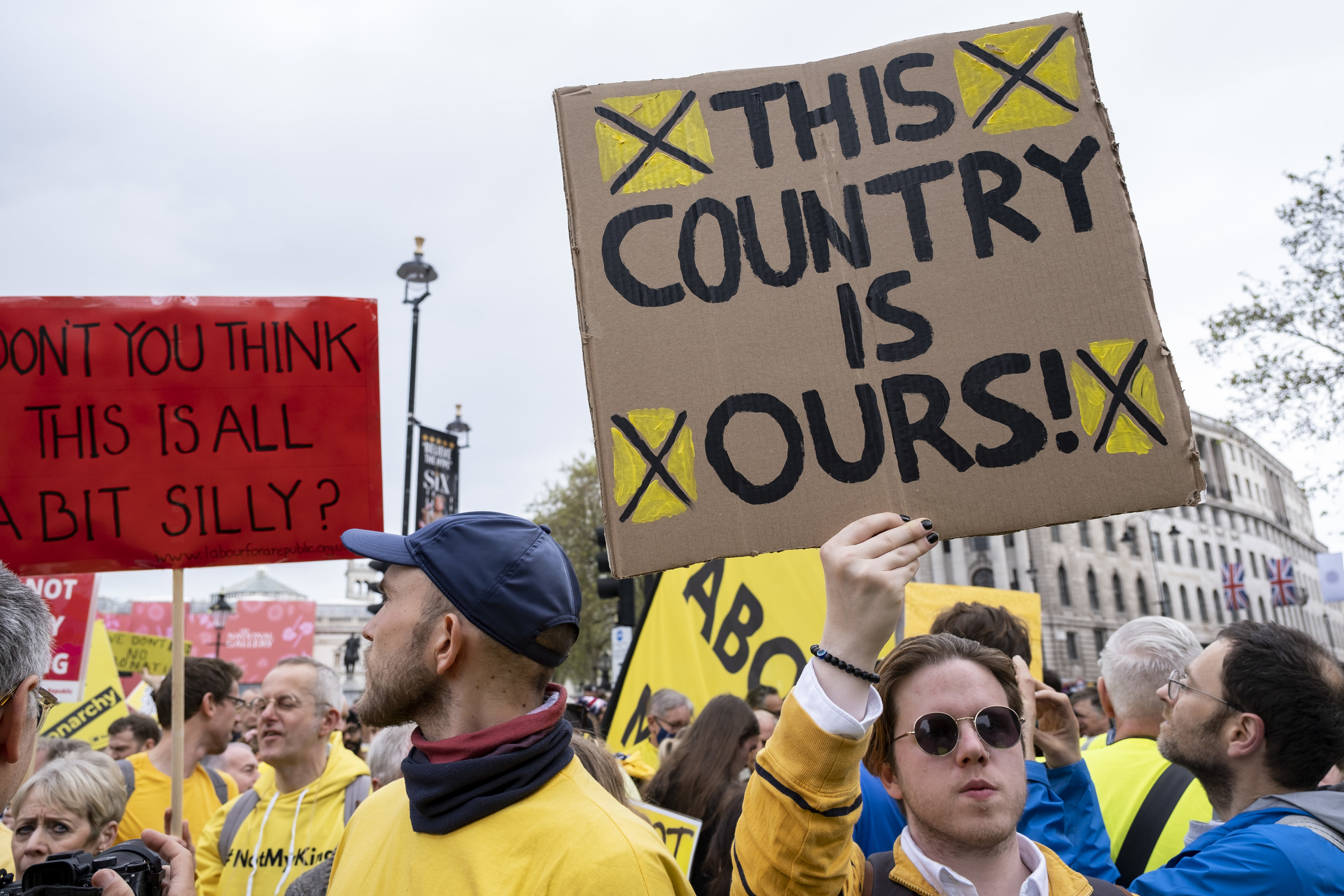 this country is ours sign