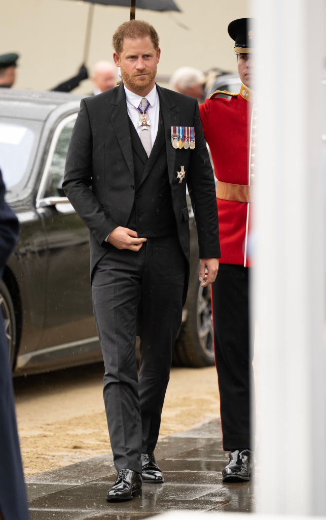 Closeup of Prince Harry