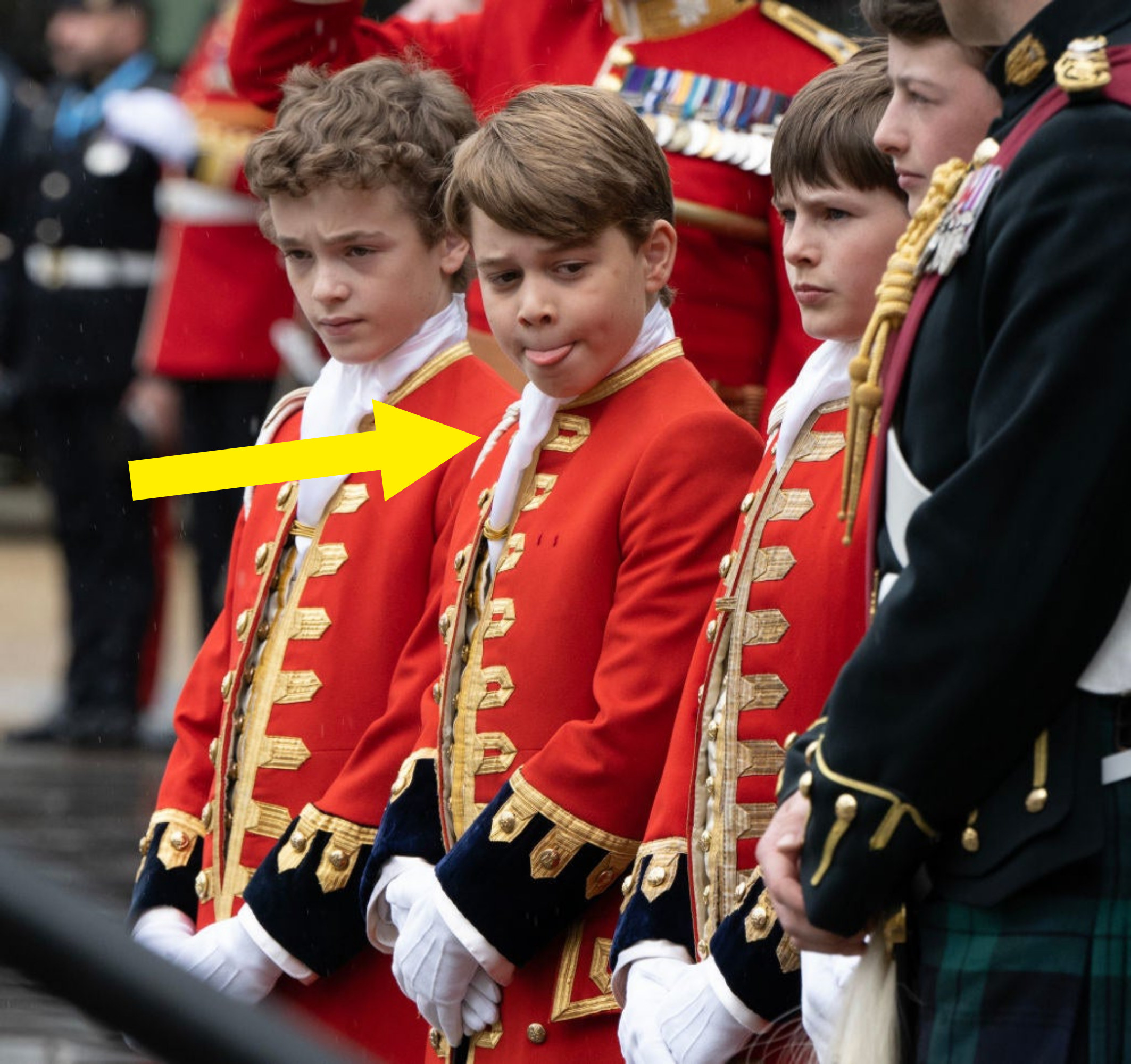Closeup of Prince George