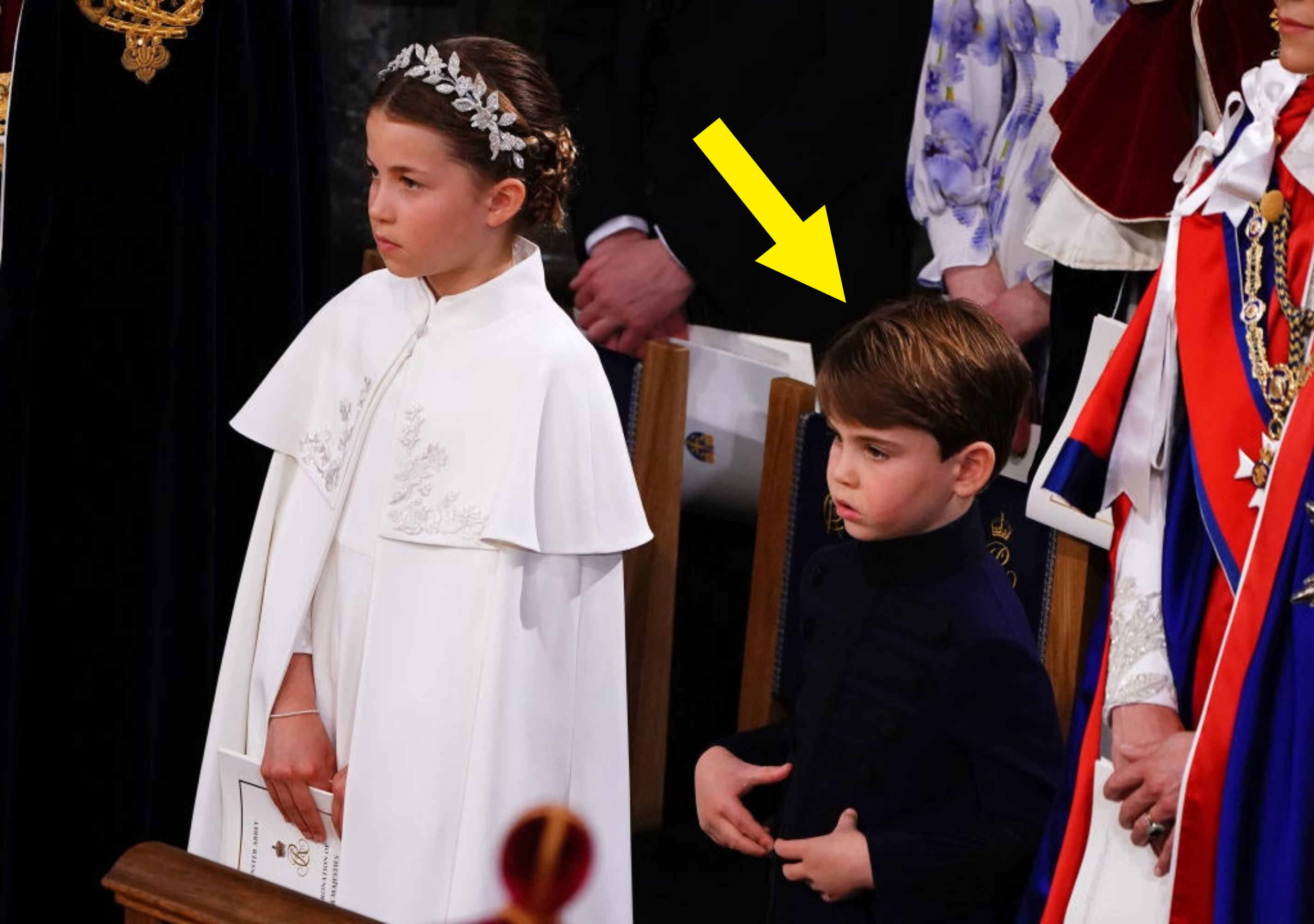 Closeup of Prince Louis