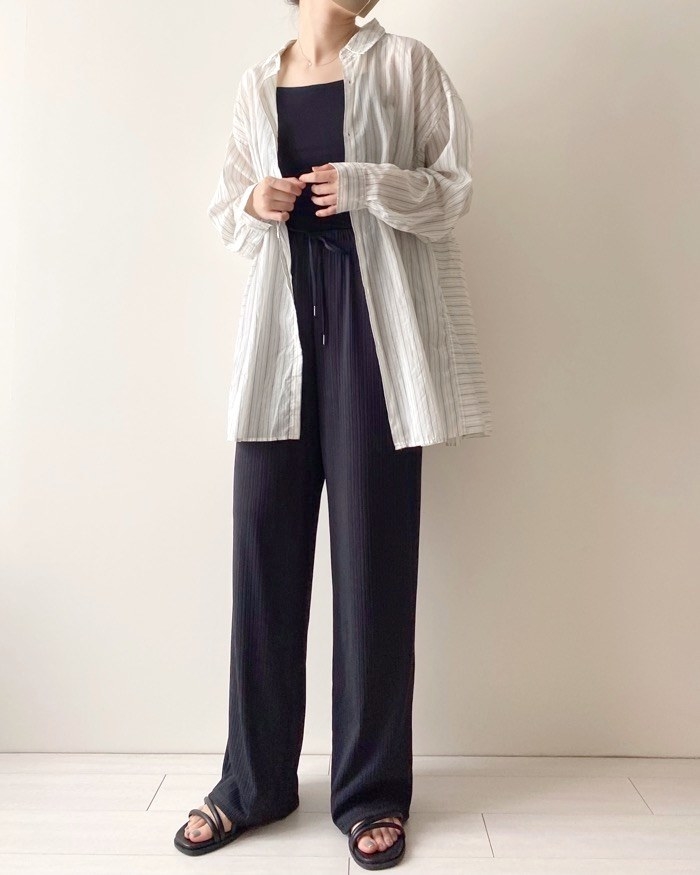 niko and&hellip;（ニコアンド）のおすすめのレディースアイテム「プレミアムローンBIGシャツ」のコーディネート