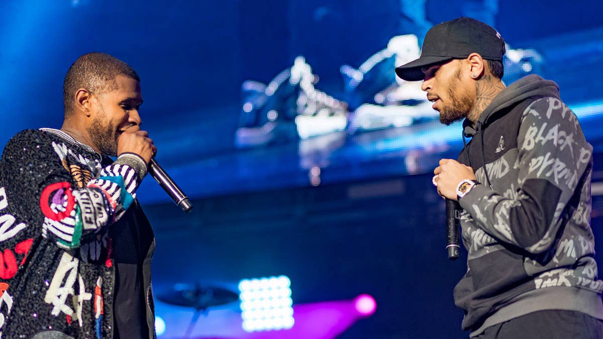 Less than 24 hours after the two allegedly fought at Chris Brown's 34th birthday party, Breezy and Usher performed at the Lovers &amp; Friends music festival.